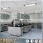 With wall cabinet and reagent shelf laboratory metal workbenches