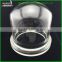 High Quality Polishing Quartz Glass Bell Jar With Flange