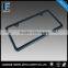Wholesale America size stainless steel matte black painted car license number plate frame