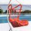 Balcony wicker hanging hammock chair