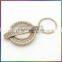 popular good quality round metal key ring keychain keyring