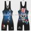 Professional dry fit custom sublimation skin tri suit