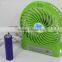 2015 Newly promitional rechargeable Li-on battery powerful mini usb fan