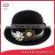 2016 Girl's Vintage Wool Felt Bowler Hat