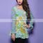 printed round neck various colors long sleeve pretty women tops