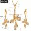 New 2016 Jewellery Gold Leaf Necklace And Earring Sets