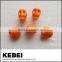 High quality scary button,head shaped orange buttons