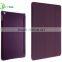 Factory price three folding leather case for apple ipad air 2 case for ipad 6