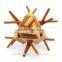 2015 Hot Sale Wooden IQ Intelligent Puzzle Magic Puzzle Kongming Lock Brain Teaser Model Number GAD1088