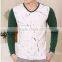 Plus size mens t shirts extra long sleeves tees new style printing T shirts 2015 Fall