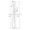 Bathroom floor standing tub faucet with hand shower CG8092