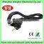 Nema 2 Pin USA/Korea electric skillet power cord with male female plug