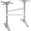 modern aluminum table base