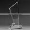 Sports awards for business gifts factory direct customized K9 glass golf trophy