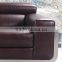 2016 newest home livingroom furniture leather corner sofa set DH1184