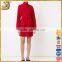 RED panel detail woman trench coat