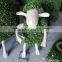 Vivid look artificial topiary animal lovely sheep boxwood sculpture with best price