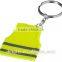 wholesale promotional PVC materical Reflective safety pendant keychain