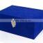 Deep bule suitcase shaped gift box