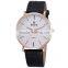 2016 alibaba best selling leather strap bell and rose quartz watches