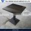 2015 modern design marble top metal base modern dining table