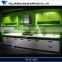 2014 new acrylic artifical stone modern design high gloss white kitchen cabinet/counter top
