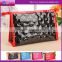 New design pure color leather cosmetic bag