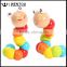 Colorful Insects Twist Caterpillars Wooden Children Educational Toys