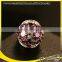 Purple Crystal Ring Diamond Napkin Ring, Crystal Stone Rings