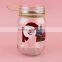 customized glass bottle/jar with handle