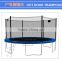 6ft pe jump with net outdoor adult and kids springs steel tube trampolines