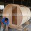 solid wood garden barrel sauna