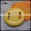 yellow round plastic connector buckle for swimwear