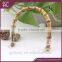 Newest design bamboo purse handle bag accessories