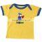 factory price cheap affordable print letter funny dinosaur pattern baby football shirt