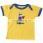 factory price cheap affordable print letter funny dinosaur pattern baby football shirt