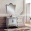 Marble Countertop Single Sink Freestanding Classical Customized Bathroom Furniture