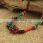 Colorful natural necklace ceramic necklace for women's