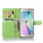 Wholesale Folio Stand Case for Samsung GALAXY S6 edge Plus PU Leather Flip Cover with Wallet