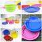 Contemporary top sell silicone foldable pet food bowl