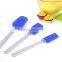 Hot Resistant 3-Piece Silicone Spatula, Cheese Scraper Of Baking Tools