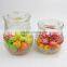 Unique Design Glass Cookie Jar with Lid
