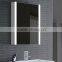 DUBAI Luxury Wall mounted waterproof Illuminated aluminum bathroom mirror cabinet with led light