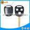 plastic 3 button car remote fob shell without logo with 37mm TOY48 blade for Lexus ct200h ls400 is300