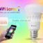 2016 Vstarcam Wifi Remote Control 6W 20 million colors IOS Android APP smart light bulbs
