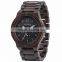 2015 Man Wooden Watch Ebony case even strap / Japan calendar movement