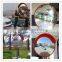 Wide angle convex mirror for traffic safety security