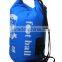 colorful waterproof dry bag with double shoulder straps