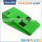Made in China SOS square bottom brown kraft paper green coffee bags