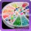 Nail jelly rhinestone jelly 12colors nail flat rhinestone